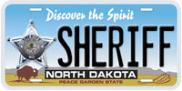 Sheriff License Plate
